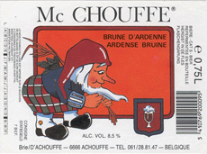 mc chouffe brune d'ardenne